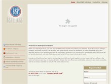 Tablet Screenshot of byrnesolicitors.com